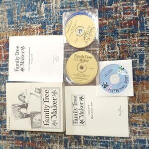 Family Tree Maker 7.0 for Windows Manual and Quick Start Guide w/ 11 CD's - Used